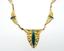 ART NOUVEAU GOLD AND ENAMEL NECKLACE