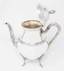 4-piece service Tea and coffee service of 4 items in the Empire style: coffee pot, kettle, sugar bowl, milk jug.