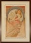 ALPHONSE MUCHA (1860-1939)
Lot of four lithographs- series 'Les Arts': Poetry, Dance, Painting, and Music