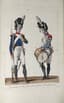 VERNЕT CARLE (1758-1835)
Collection de Costumes (1815 et 1816) dessinée d'après nature par Carle VERNET. [Collection of Costumes Belonging to Certain
Nations of Europe, Drawn from Life by Carle Vernet], Engraved by Debuicourt. [Series 2 and 3]. Paris; London, [1815-1816]. - [8] p.; [13] plates; 45.8x30.3 cm.