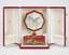 ART DECO STYLE TABLE CLOCK, CARTIER PARIS, 1980