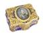 Jewelled Gold and Enamel Snuff Box with a Portrait of Alexander II
Gold, enamel, old rose-cut diamonds Europe, first half of XIX century Rectangular box, rocaille style. Embossed with fin...