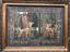 Symbolist school, early 1900s
Muse with harp and couple with greyhounds