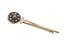 YELLOW GOLD BROOCH WITH PEARL