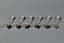 SET OF SIX SMALL SILVER-GILT SPOONS