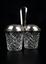 CARTIER SILVER DOUBLE JAM / CONDIMENT HOLDER, 1950s