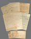 EMMANUEL DE GROUCHY (1766-1847)
SET OF 6 AUTOGRAPH LETTERS SIGNED
FROM THE MARSHAL OF THE EMPIRE & FAMILY.
1830, 1839, 1840, 1841, 1849.