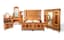 ANTIQUE MAPLE, LEMON AND OAK AND MAHOGANY BEDROOM SET, CIRCA 1880
