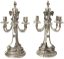 PAIRE DE CANDÉLABRES EN ARGENT À SIX LUMIÈRES DE HEILBRONN
MARQUE DE BRUCKMANN & SÖHNE, HEILBRONN, VERS 1900