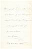 Napoleon Eugène Louis BONAPARTE. 1856-1879. IMPERIAL PRINCE. Son of the Emperor Louis Napoleon III.
Rare and moving letter from the young Imperial Prince, then eight years old. Napoléon Eugène Louis BONAPARTE. 1856-1879....
