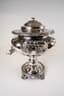19TH CENTURY ENGLISH SHEFFIELD (?)
SILVER PLATED SAMOVAR
WITH ACANTHUS LEAF DÉCOR