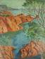 UNKNOWN ARTIST, French School, XX century
Re rocks of Côte d'Azur