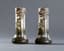 FRANÇOIS-THÉODORE LEGRAS (1839-1916)
A PAIR OF ART NOUVEAU LEGRAS ACID-ETCHED GLASS VASES WITH PAINTED FOREST PATTERN