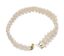 COLLIER RAS-DE-COU EN PERLES ET QUARTZ ROSE
