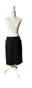 CHANEL
Black wool skirt
