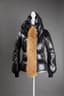 GIANFRANCO FERRE
Black jacket with raccoon fur