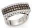 18K WHITE GOLD AND DIAMOND RING