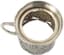 SOVIET SILVER OPEN WORK TEA GLASS HOLDER
Moscow, 1954