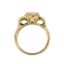 BAGUE EN OR JAUNE 18K ET DIAMANTS