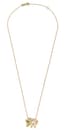 'ELEPHANT' 18K YELLOW GOLD CHAIN WITH DIAMOND, RUBY AND EMERALD PENDANT