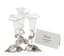 BELFIORE STERLING SILVER AND CRYSTAL VASE