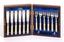 FIELD & SON LTD, AYLESBURY
ART DECO SILVER AND BONE CUTLERY SET, 12 pieces