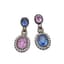 18K BLACKENED GOLD, SAPPHIRE, DIAMOND SET