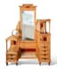 ANTIQUE MAPLE, LEMON AND OAK AND MAHOGANY BEDROOM SET, CIRCA 1880