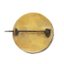 BROCHE ANTIQUE EN OR JAUNE 18K AVEC RUBIS ET CAMÉO, 19EME SIÈCLE