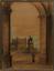 GEORGES LOUKOMSKI (1884-1954)
Two drawings:
1) A walk on the quay (Venice?)
2) Statue of King Jose I in Lisbon, Portugal